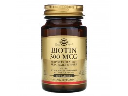 Imagen del producto Solgar Biotina 300mg 100 comprimidos