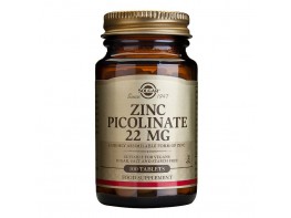 Imagen del producto Solgar Piccolinato Zinc 22mg 100 comprimidos