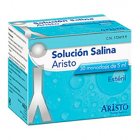 Aristo solucion salina 30 monodosis x 5ml