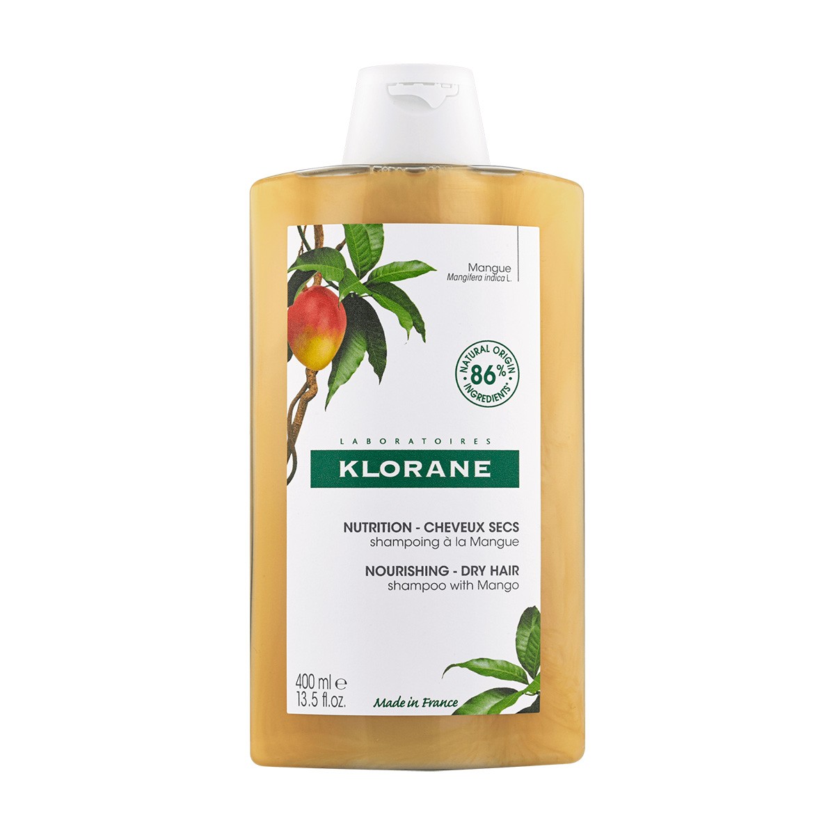 Klorane champú tratante nutritivo con manteca de mango 400ml